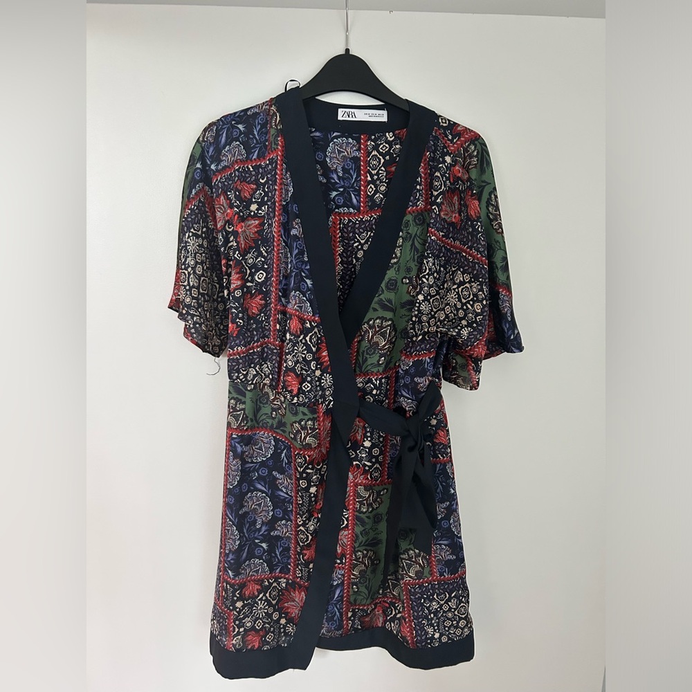 Zara women’s wrap dress size M